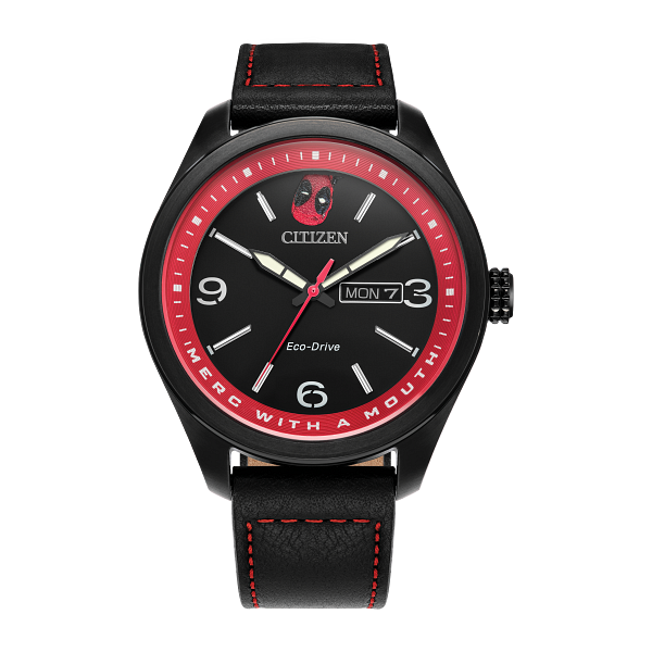 Citizen Marvel Deadpool Eco-Drive Watch AW0145-02W