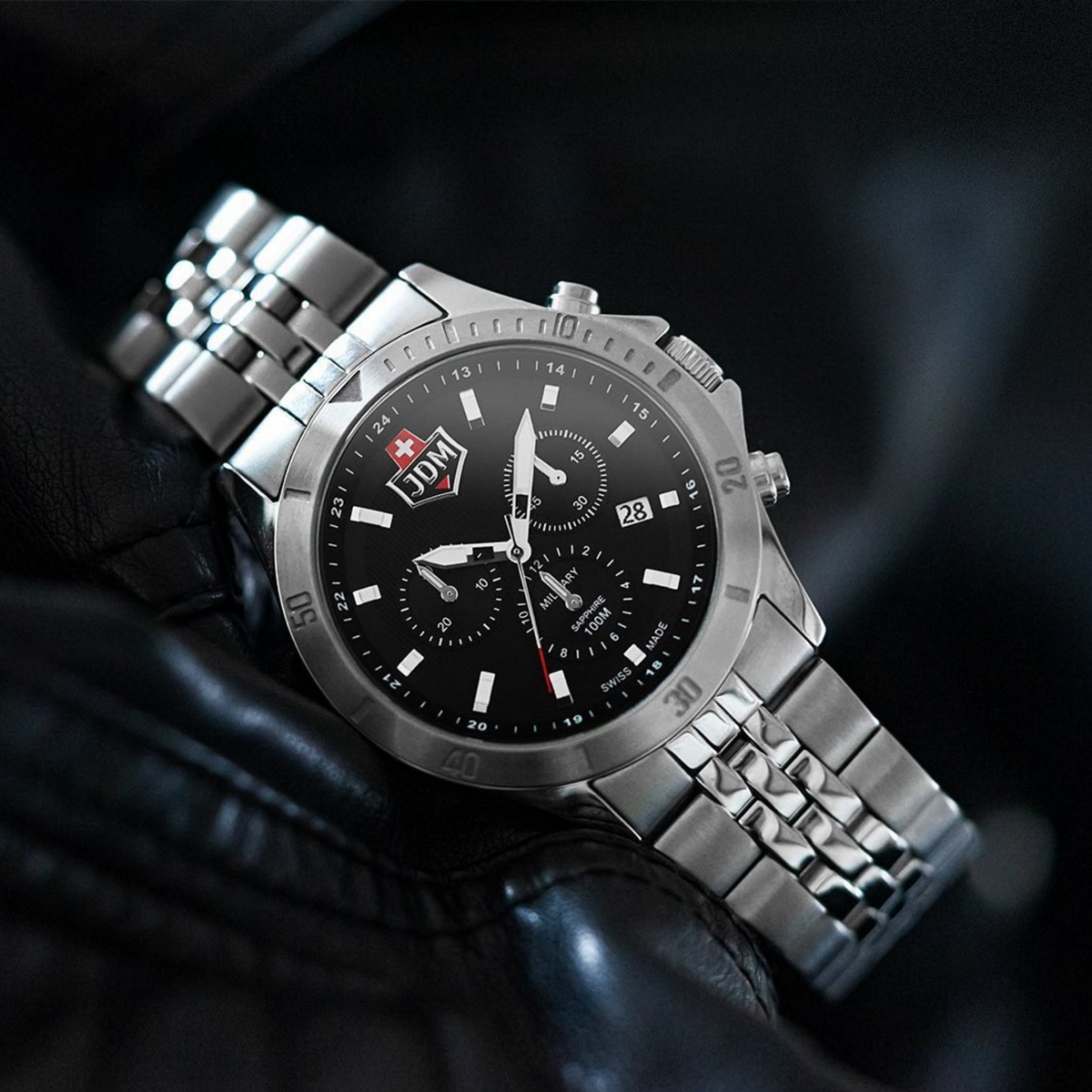 Delta Chrono Black - GDG Watches