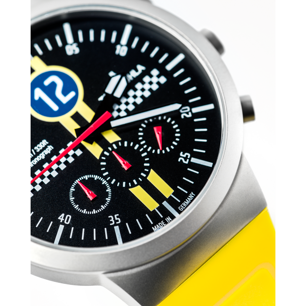 Rallye Chronograph Yellow - GDG Watches